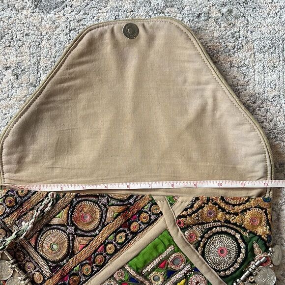 NWT antik batik boho clutch hand work - Picture 6 of 12